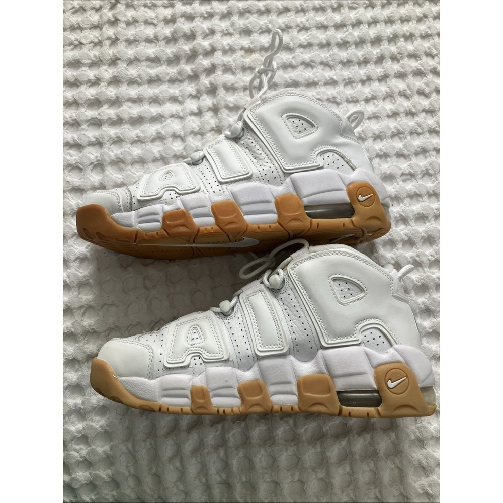 New Nike Air More Uptempo White Gum 2016 Size 7 Rare Retro Authentic Basketball - Picture 3 of 10